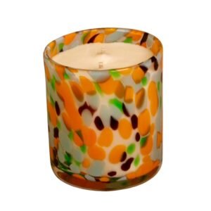 Kaleidoscope Art Glass Candle Collection